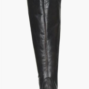 Born Gibb Leather Tall Riding Wide Calf Boots size 8.5